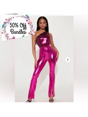 Your Wildest Dreams Metallic Flare Pant -